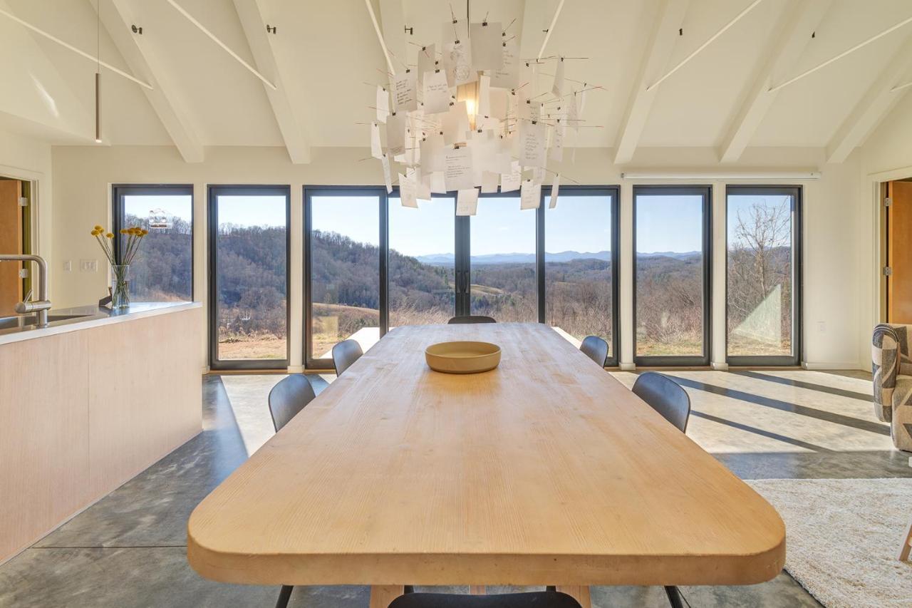 Вилла Morgan Branch Cabin In Marshall Экстерьер фото